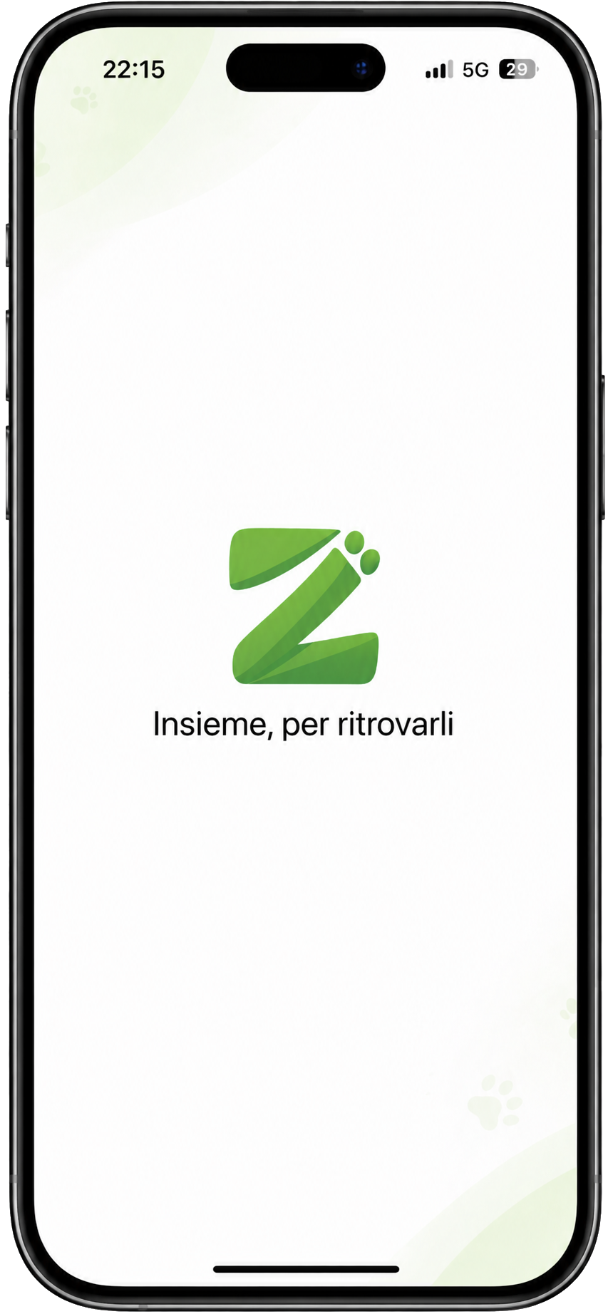 Zamity app splash screen.